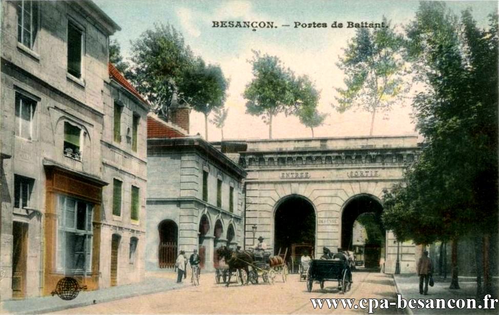 BESANÇON. - Portes de Battant.